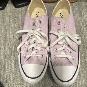 Lilac Converse Sneakers